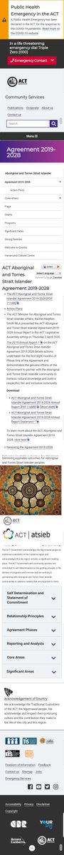 110. In its Aboriginal and Torres Strait Islander Agreement 2019-2028 the ACT commits to “…equitable access to justice and culturally safe restorative justice...” It’s pure tokenism without  #Justice4Mullins.  https://www.communityservices.act.gov.au/atsia/agreement-2019-2028