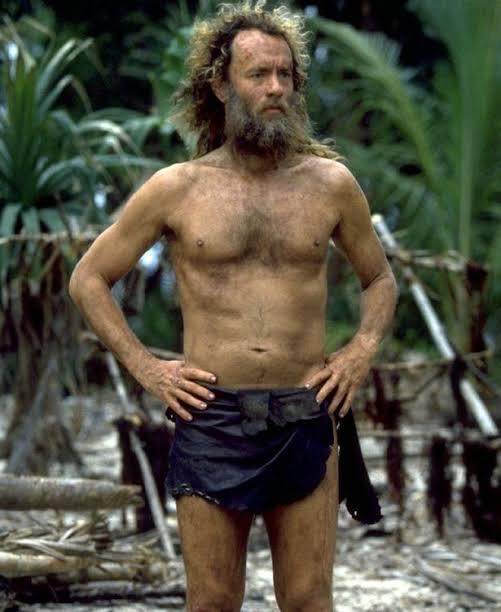 14. Tom Hanks - Cast Away Tom Hanks lost 55 pounds for his role in cast away to play Chuk Nolan, a man who got marooned on an island when his plane crashed in the middle of an unknown area. #SpinnMovieSpot