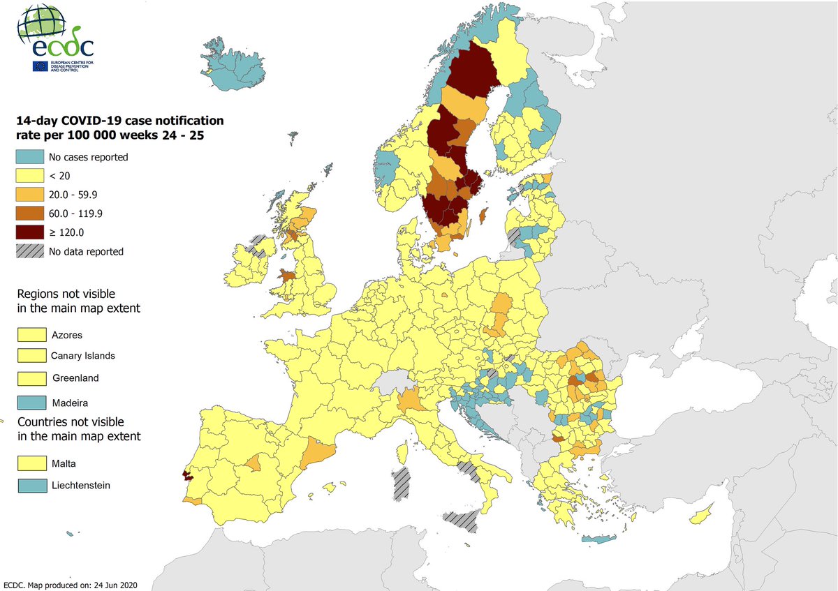 1/ Mais que se passe-t-il en Suède ? Le vilain petit canard européen, est le dernier des pays de l'UE à affronter une forte vague épidémique... et pourtant la mortalité recule.