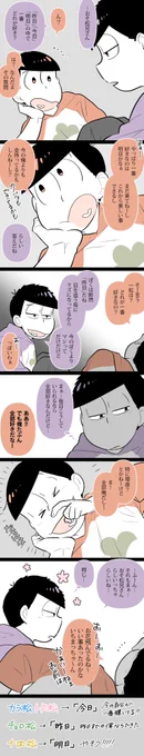 #一おそワンドロ
「昨日も今日も明日も好き」
【 @41onedrow 】 