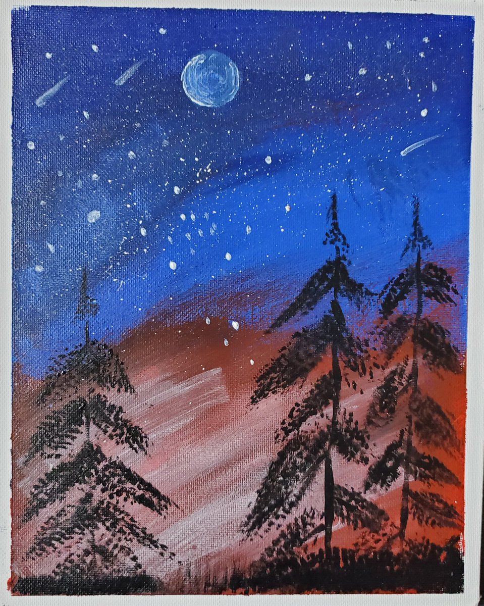 Some lockdown downtime! Glad to hold the brush after 25 years.