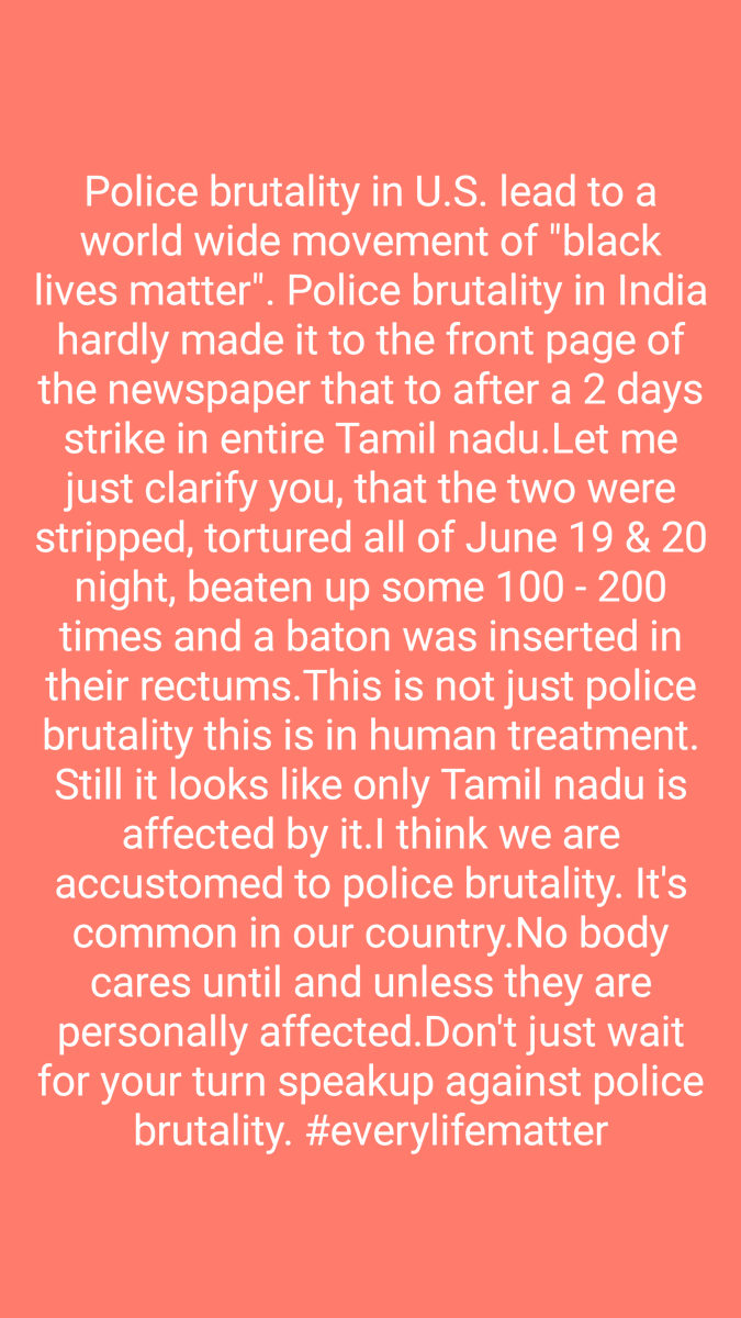 SSurender12's tweet photo. #JusticeforJayarajAndFenix 
Supreme court of India should take suo Moto cognizance and ensure that the guidelines given in Prakash Singh Vs. U.O.I of India is implemented properly so that these Goans in police uniforms cannot dare to repeat this incident. 
Source @IndianExpress https://t.co/BiS6wF09sU