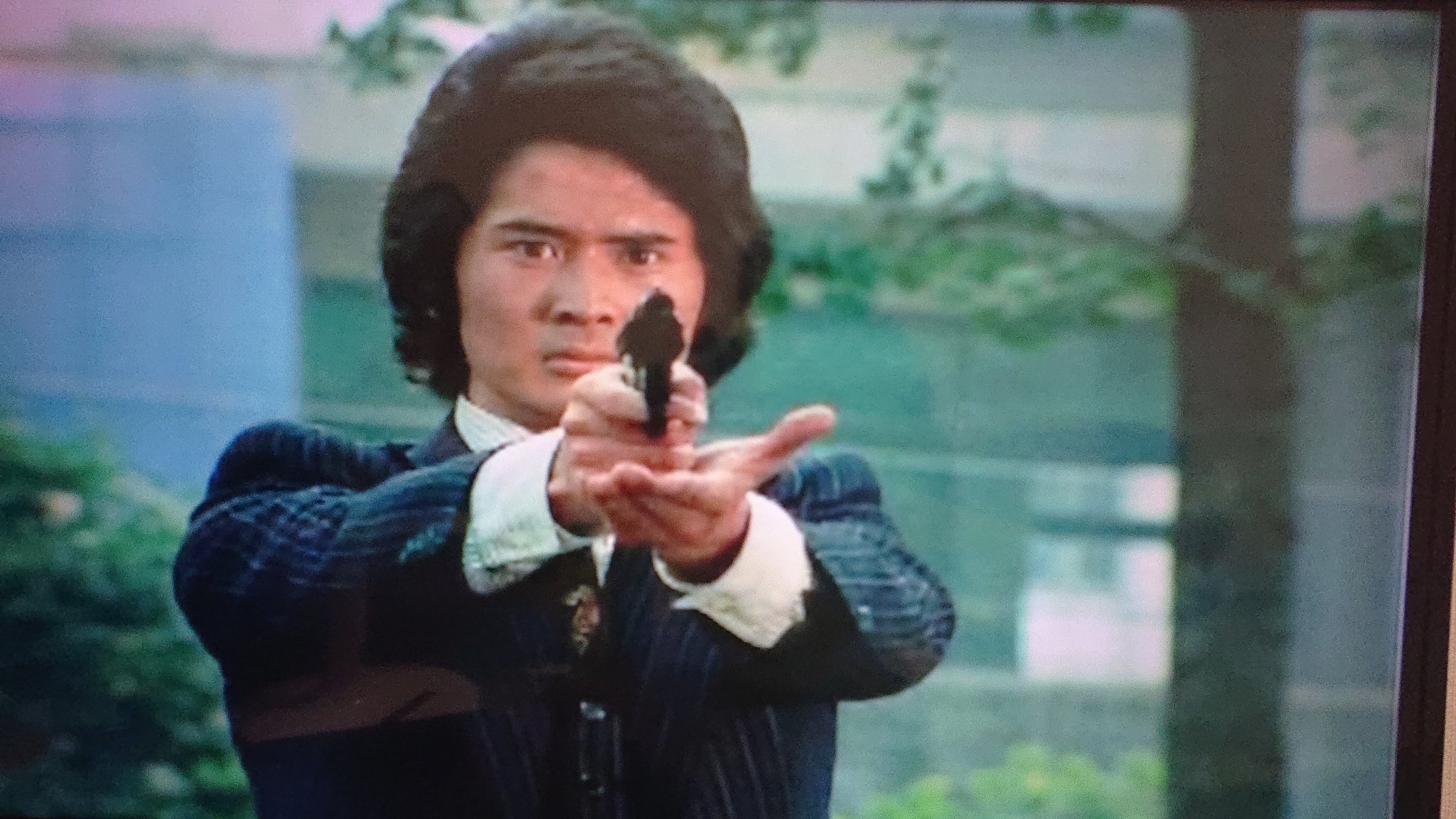 当時物 為書き有り 直筆サイン色紙 太陽にほえろ 沖雅也