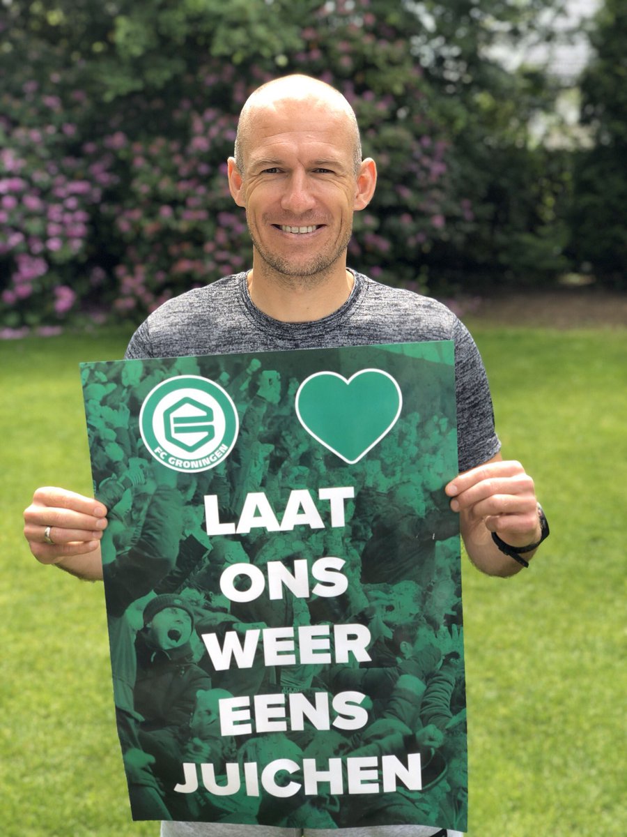 RT <a href="/OfficeCentreNL/">Office Centre</a>: De power is back! Wat een goed idee! Ook namens hoofdsponsor <a href="/OfficeCentreNL/">Office Centre</a> fcgroningen Arjen Robben. Welkom terug voor Nederland. #laatonsweereensjuichen #fcgroningen #officecentre #trotsvanhetnoorden #arjenvolgjehart #robbenisback