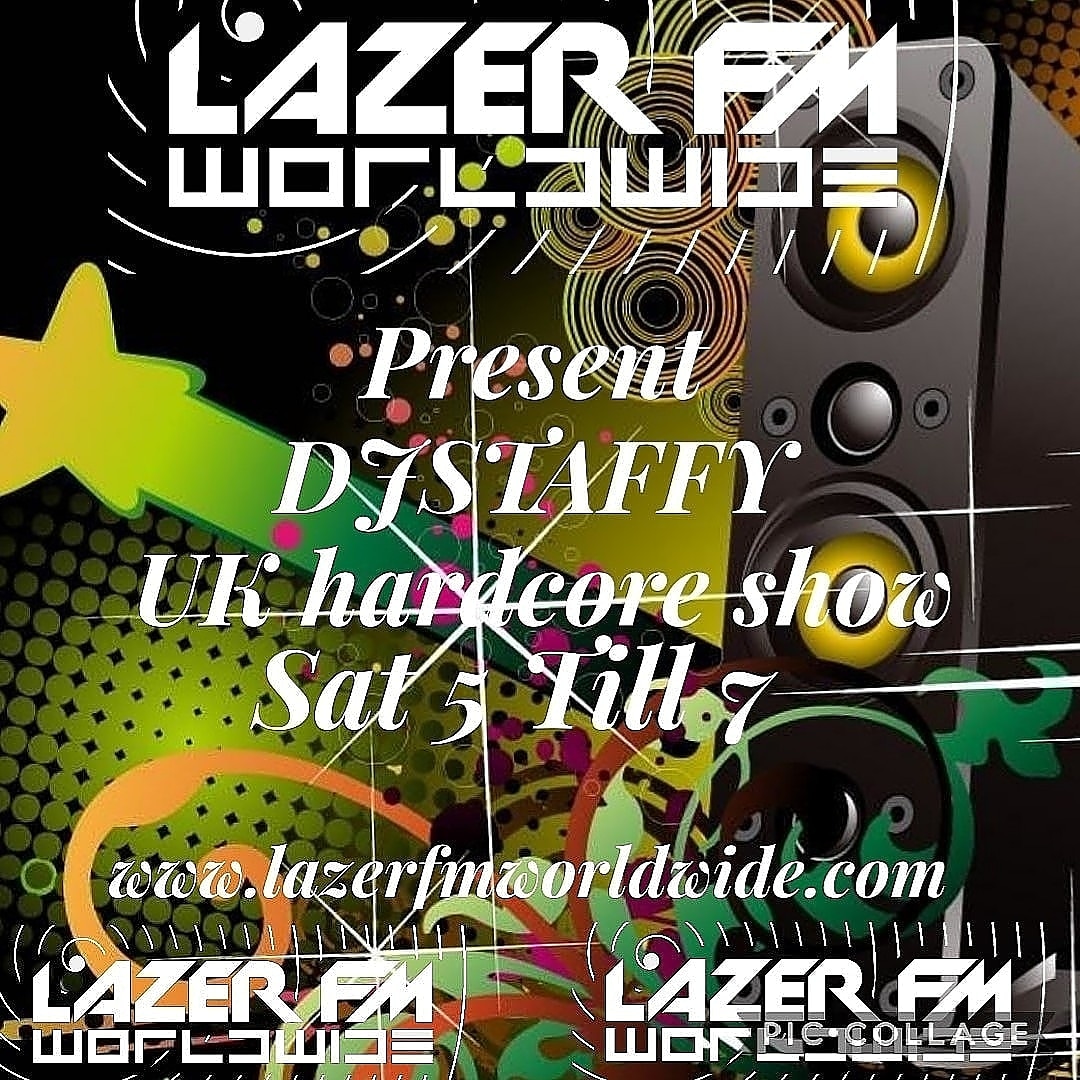 Catch me live from 5 on lazerfm chat room at lazerFMworldwide.com where u can chat to djs and other ravers come get involved also on tunein app