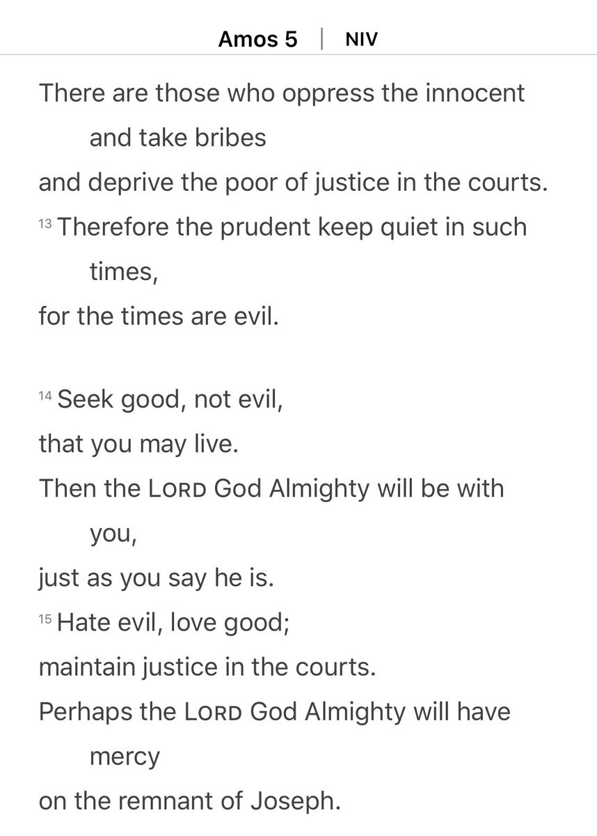 Tear down these racist idols and rid yourselves of the stench of oppression. This great evil has gone on for much too long!“Hate evil, love good; maintain justice in the courts. Perhaps the Lord God Almighty will have mercy...”