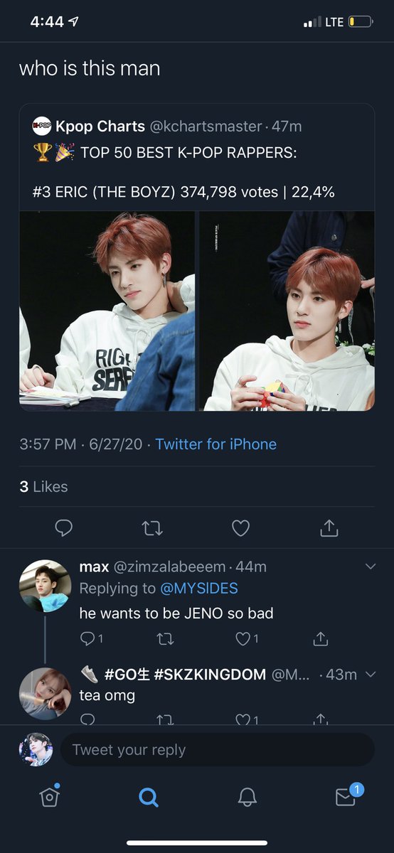 chngmin_n's tweet photo. ENCERIO ODIO QUE LE RECONOZCAN A ERIC POR TENER EL PARECIDO A JENO O OTRO IDOL 
LPM SE LLAMA Son Young Jae 
SU NOMBRE ARTISTICO ES ERIC Y ES EL RAPERO Y MAKNAE DE THEBOYZ DEJEN DE ROMPER LAS BOLAS https://t.co/jjahFeAQeS