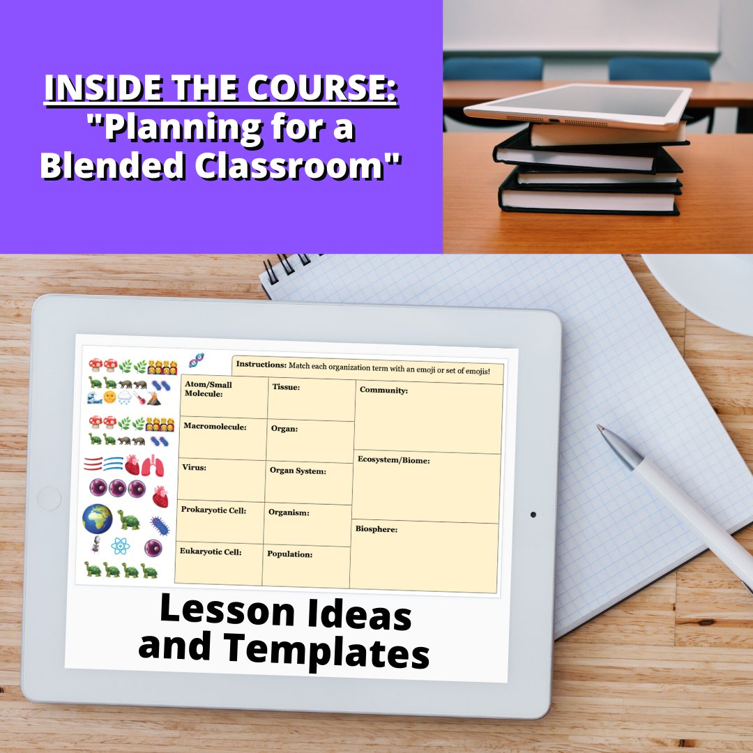 I keep thinking of things to add to my Teacher Prep Room Course: Planning for a Blended Classroom.  Ever make a card sort type activity with Google Slides?  teacherpreproom.com/courses/hybrid…