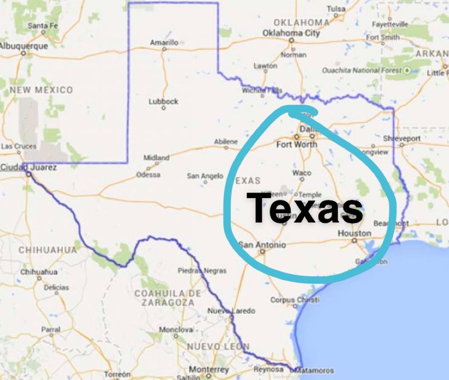 how y’all see texas vs. how i see texas