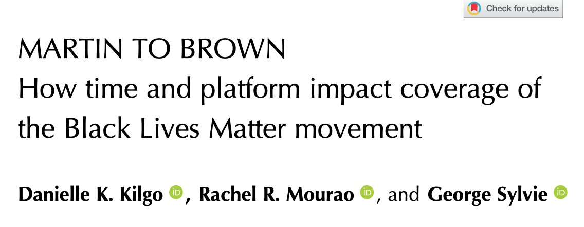 357/ "News coverage did not emphasize the peaceful [BLM protest] activities; instead, activities were most often covered when conflict occurred." & "It is much harder for peaceful protests... to get any media attention... Media gave less space to the... agendas of protesters."