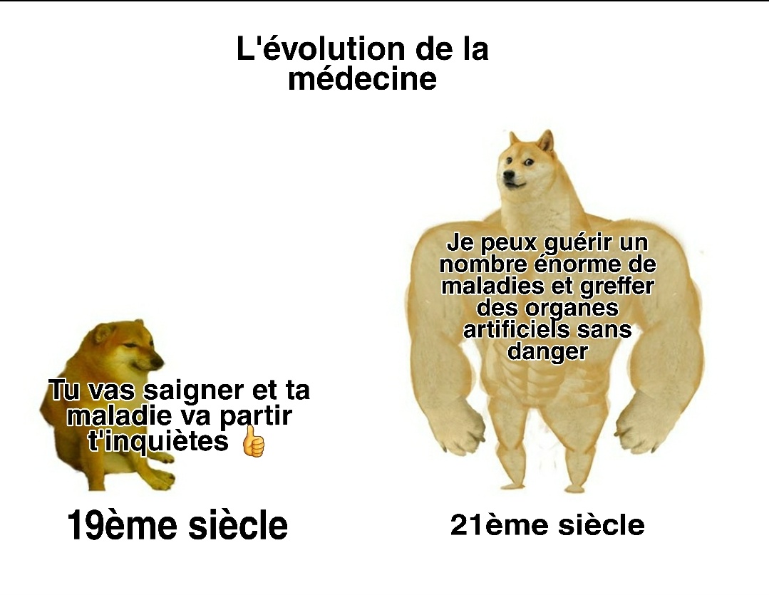 Mais depuis environ 2 siècles nous avons connu un boost énorme pour l'Humanité celui-ci étant l'ère industrielle. Toutes les disciplines scientifiques en ont été affectés et se sont considérablement amélioré.