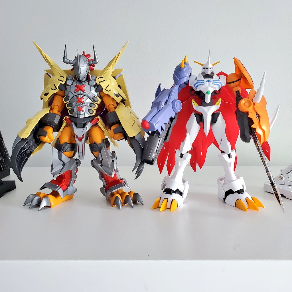 Metal Garurumon comes out this summer and then the family will be complete.