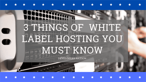 DreamerAmanG's tweet image. White label hosting is a franchise agreement to use another company&apos;s products and services as your brand name. The offeror is usually a solid and established business while the offeree is a small business with a limited capital base. developersnation.co.in/3-things-of-wh…