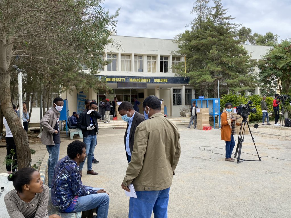 We have donated radio receivers  &amp; mobile phones to students in 5 Woredas of SE Zone &amp; 7 subscities of Mekelle to keep following education through radio! I talked to beneficiary visually impaired students &amp; expressed their gratefulness for the support! <a href="/MekUniETH/">Mekelle University</a> <a href="/she_ethiopia/">MoSHE</a>