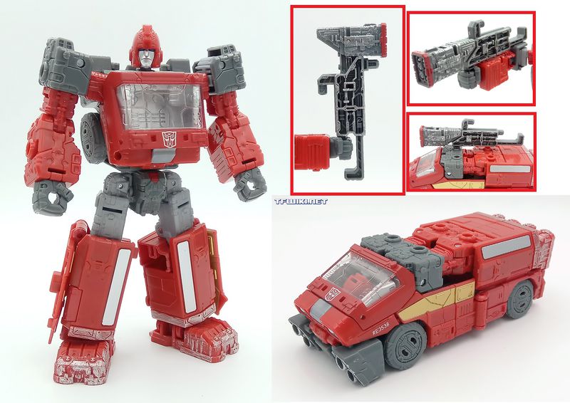 Transformers are at their core humanoids who turn into various sized boxes and this mold epitomises that idea. CHUG needed a version of Ironhide and Ratchet that isn't a panel-lined mess.Plus Crosshairs, bonus.