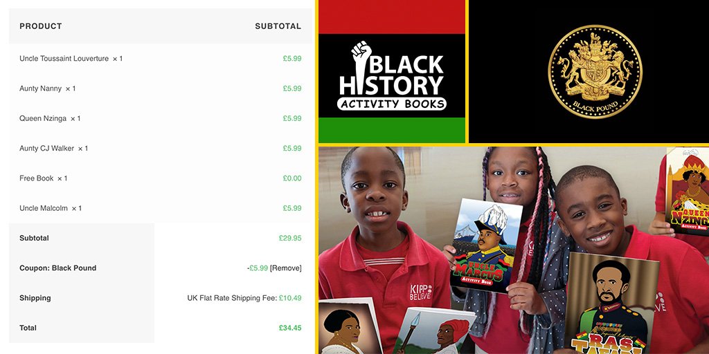 RapRaven's tweet image. Happy #BlackPoundDay - I purchased some books from @HistoryActivity blackhistoryactivitybooks.com - big up @swissworld