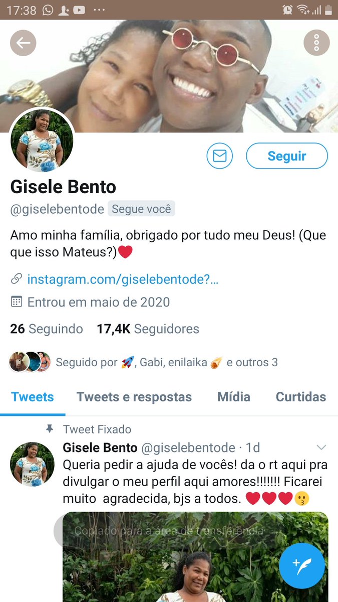 McNegaodabl's tweet photo. Quem poder me ajudar a denúncia vai fortalecer grandão ❤❤💪💪Confira Gisele Bento (@giselebentode): https://t.co/6MrLTnxt59 https://t.co/lH9p29YCRd