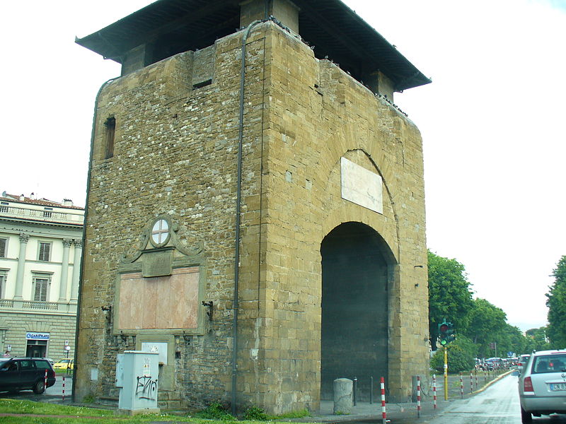 Porta alla Croce - where civic legend has it that San Miniato (Minias) – the Armenian prince – was made a martyr.