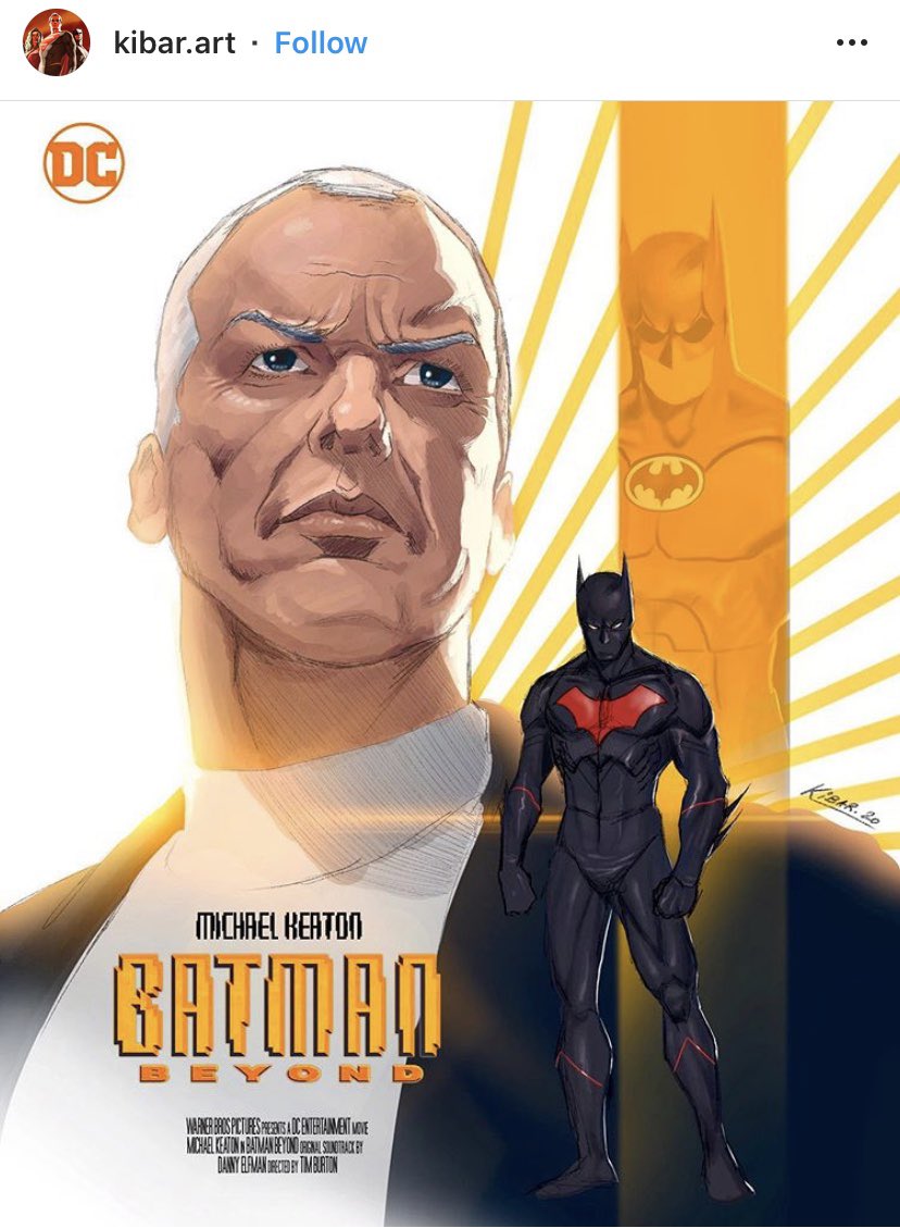 GeekToMeRadio's tweet image. Happy #Baturday, Friends!! I saw this on #Instagram from user kibar.art and had to share it!! I can’t wait to see Michael Keaton playing Bruce Wayne again! And I’d LOVE to see @wbpictures do a Batman Beyond film with @realdavidmazouz as Terry McGinnis!!