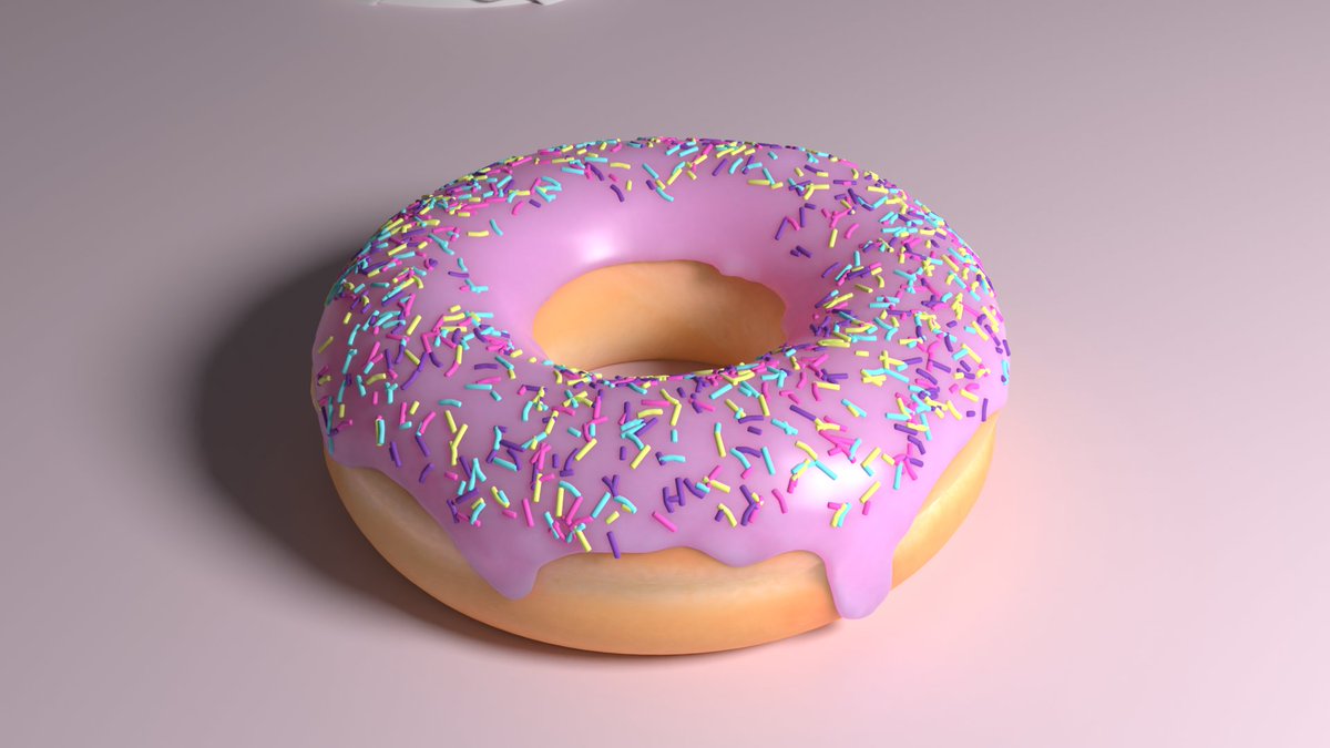 I just spent 5 HOURS making a donut model....it's the first model I&ap...