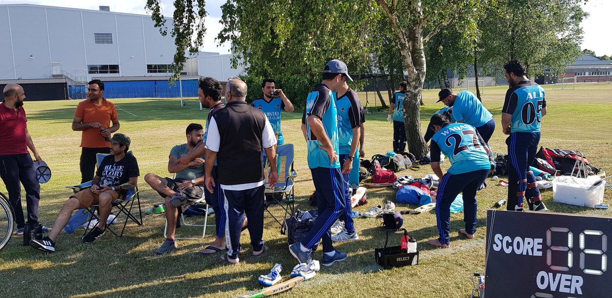 fjallman's tweet photo. Finally we are up and running! Halmstad Cricket Club T20 series first match win by 6 wickets. https://t.co/0HQ8mOfy3U