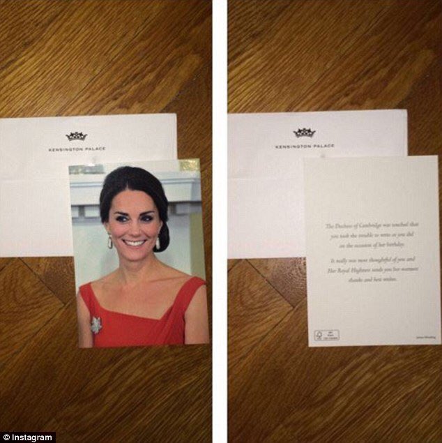 6. Copying Meghan by sending out thank you cards