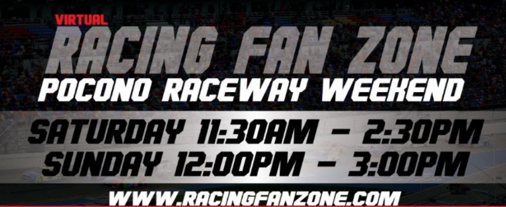 Before the action today <a href="/PoconoRaceway/">Pocono Raceway</a>, <a href="/MasonGGR39/">Mason St.Hilaire</a> and @RSparks_32 will be on RacingFanZone.com! 

Tune in at 12:45 p.m. ET to hear from <a href="/MasonGGR39/">Mason St.Hilaire</a> and 1 p.m. to check in with @RSparks_32!
