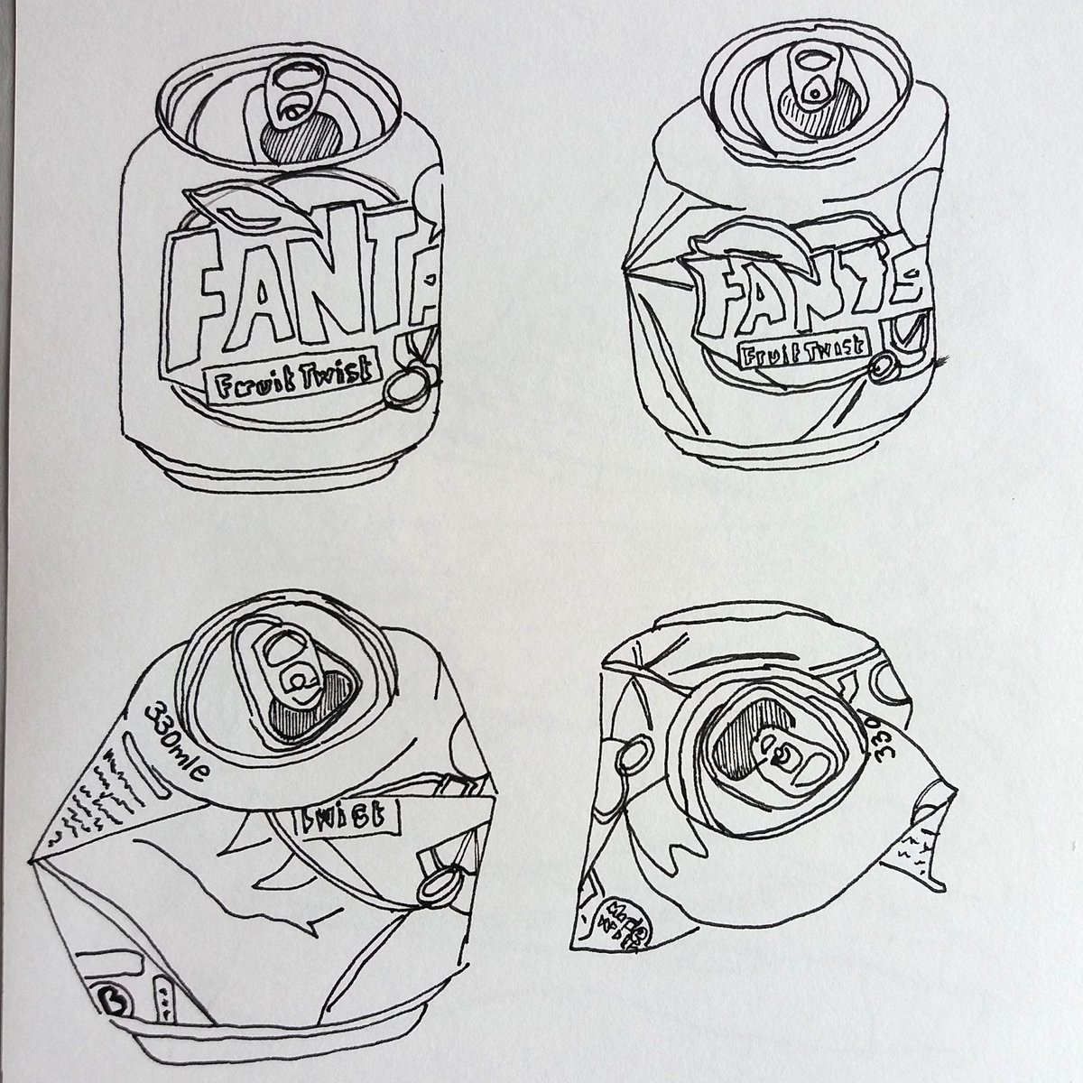 Crushed. Day 61/100 #the100dayproject #100daysoflinedrawing

 #linedrawing #nopencil #pendrawing #penandink #adrawingaday #creativehabit #drawingfromlife #drawingfromobservation #observationaldrawing #sketchbookhabit #dailydrawing  #sketchbook #drawdaily #dailydrawinghabit