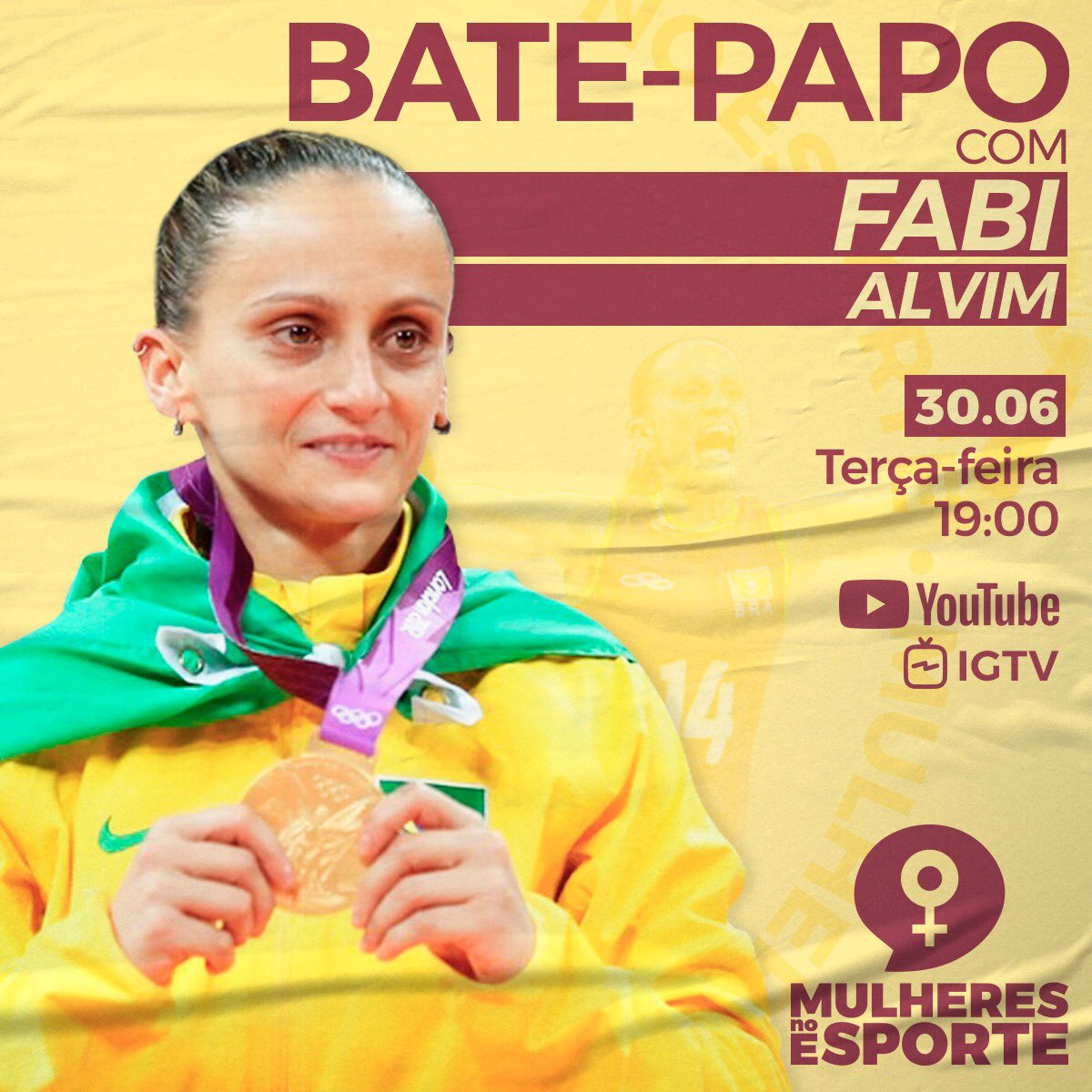 Li_Coelho's tweet photo. Hoje é o Dia Nacional do Vôlei e a maior líbero da história vai estar no Mulheres no Esporte da próxima terça!
#Fabi #FabiAlvim #Vôlei #DiaNacionaldoVôlei #MulheresnoEsporte #Esporte #TimeBrasil #CBVolei https://t.co/yCF2W9sISS