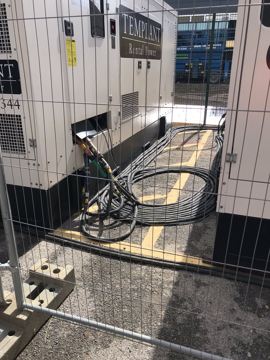 Templant_power's tweet photo. Another job completed

Customer is upgrading his HV transformer &amp; LV main distribution panel feeding their entire site so we designed a temporary power package that would connect onto his permanent system and be powered from a pair of 500kVA generators set up as load demand https://t.co/TZosstXt7a