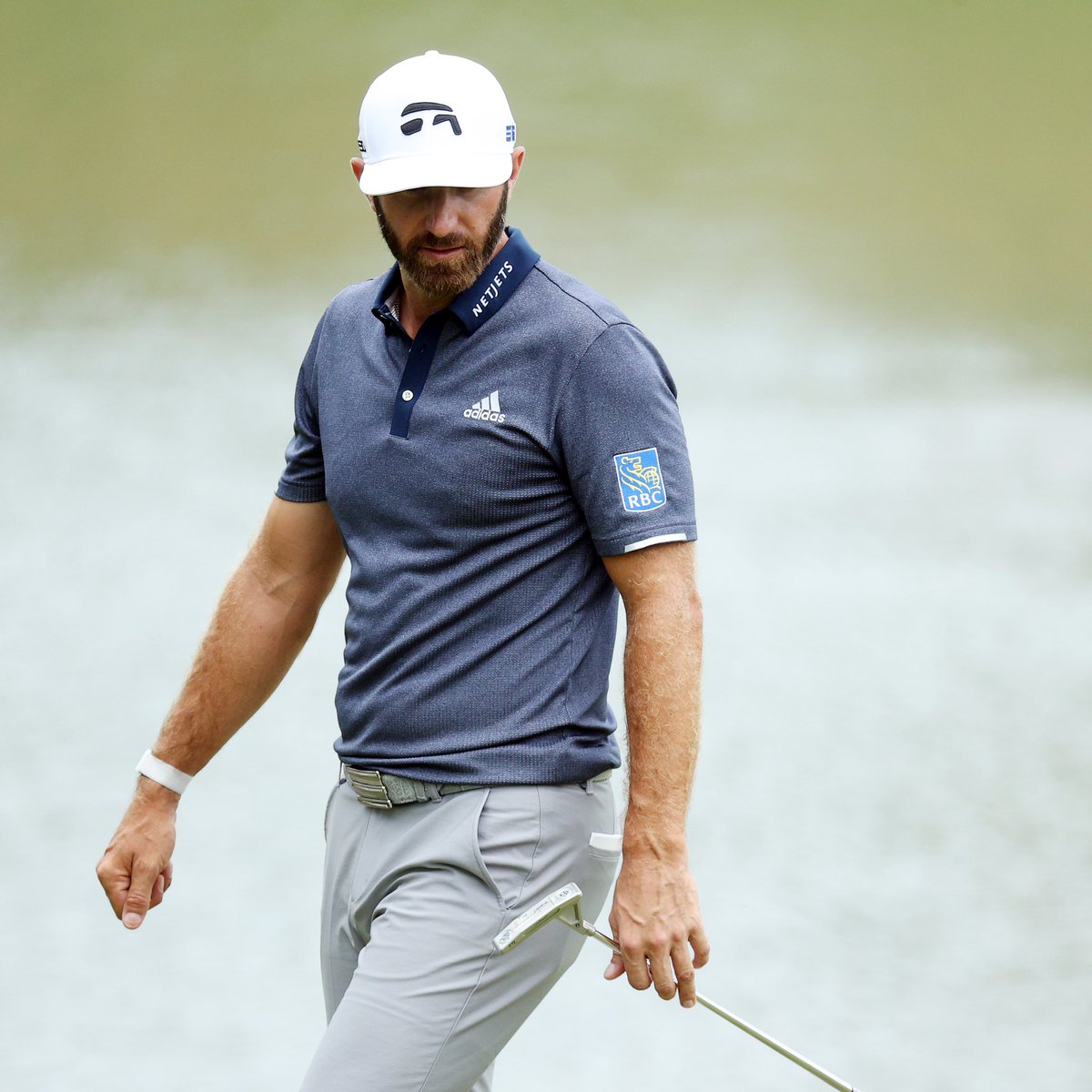TaylorMadeGolf's tweet photo. Locked in. 

@DJohnsonPGA just shot a careeer-low 61 at the #TravelersChamp! He’s currently tied for the lead. #TrussPutter https://t.co/FWmSBcWGjB