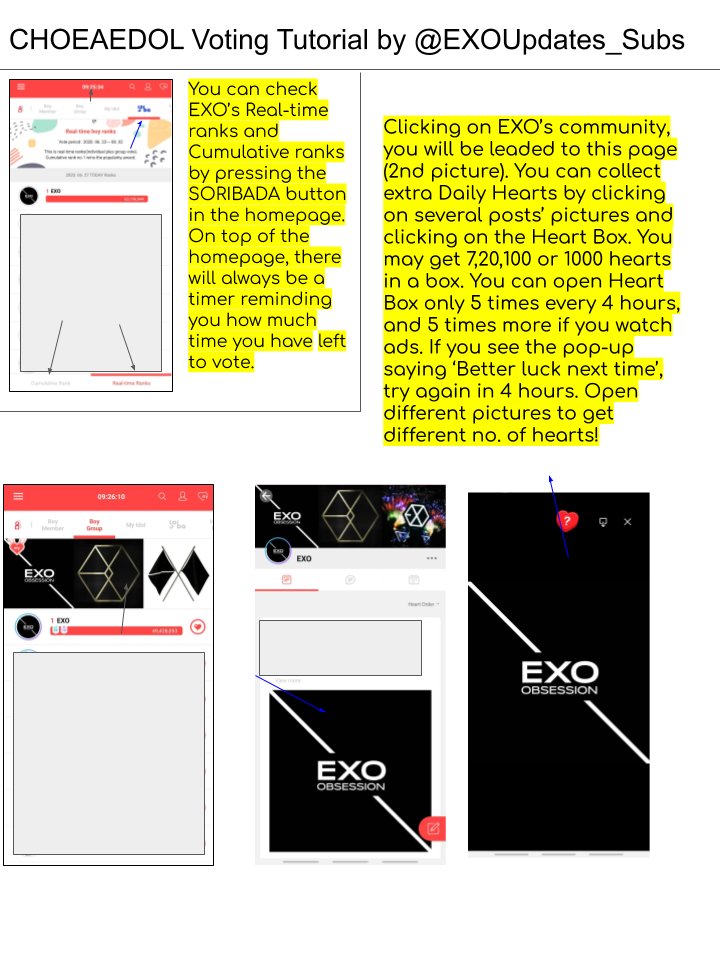 [Please do RT!] CHOEAEDOL TUTORIAL FOR  #EXO (Part 4) @weareoneEXO