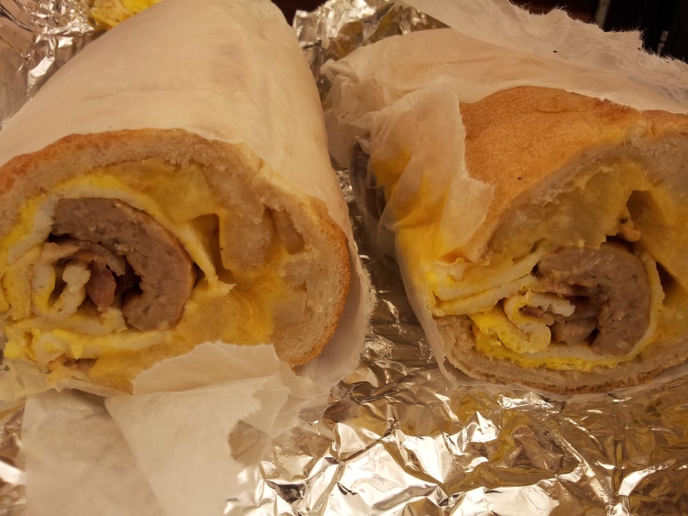 HamiltonDeli's tweet photo. It's the weekend!! Come and treat yourself to a breakfast roll filled with egg, sausage, bacon, and cheese.
yelp: J.Y https://t.co/CwzvPh4vtB