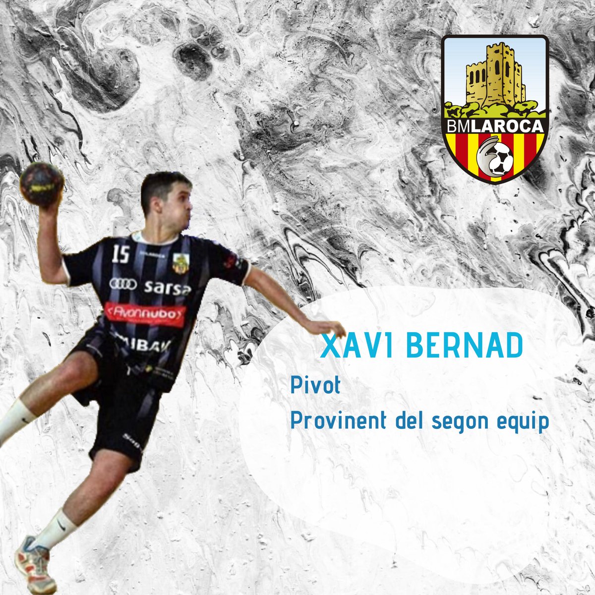 bmlaroca's tweet photo. ⚫️ Incorporació Nacional.
🤾🏻‍♂️ Xavi Bernad .

L’últim reforç dels primers equips es el Xavi que prové del segon equip del club.
#orgullroquerol 
@Avannubo https://t.co/W13TyWn1f7