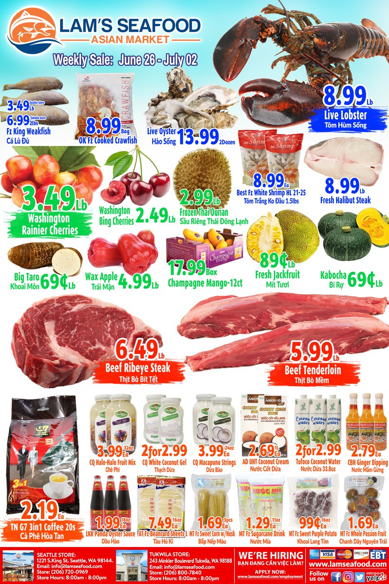 Weekly Sale Dates: June 26 - July 02