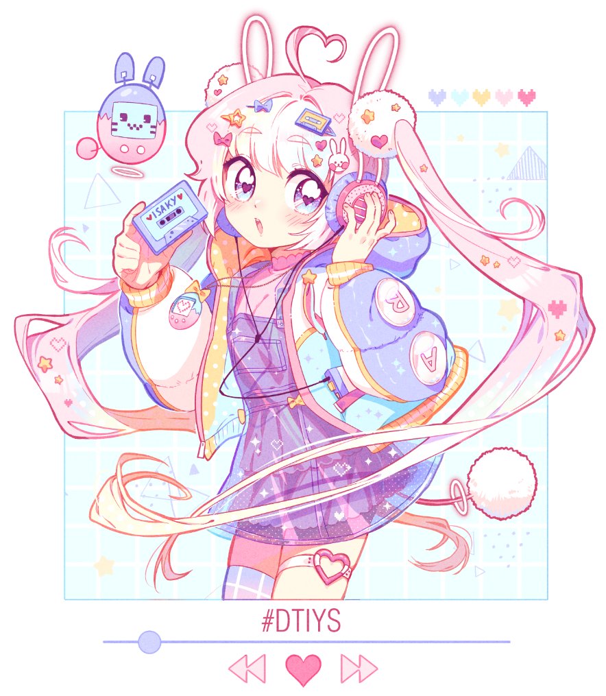 「✨Rin the pastel retro bunny✨

Making a "」|❄️Isaky❄️Working on Lalin's Curseのイラスト