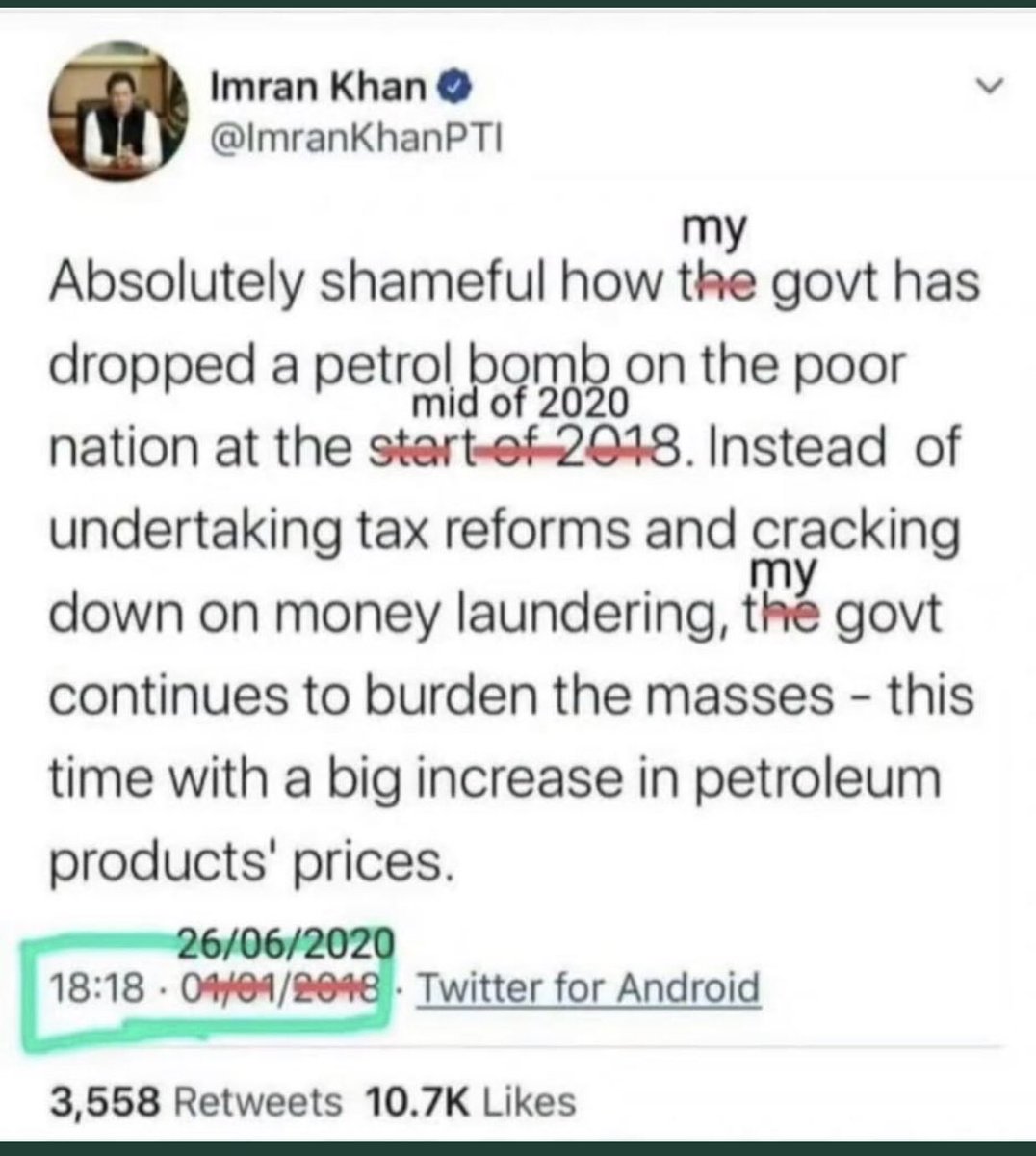AliNusrat51214's tweet photo. #مطمئن_یوتھیے Shame on you for still supporting him like a blind folded people. This tweet is a slap on your faces. @Atifrauf79 https://t.co/rYtvzagg1f