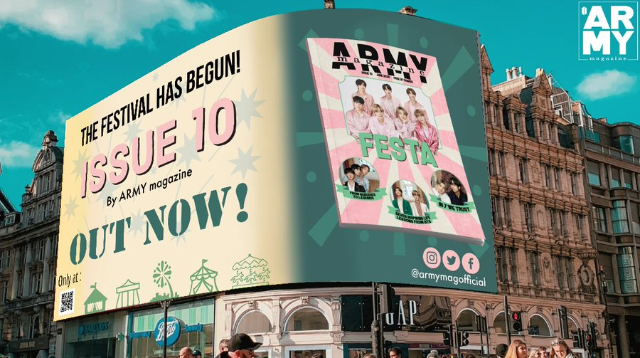 BTS_National's tweet photo. 【 @ARMYMAGofficial 】

𝐀𝐑𝐌𝐘𝐌𝐀𝐆𝐀𝐙𝐈𝐍𝐄 𝐈𝐒𝐒𝐔𝐄 𝟏𝟎

Happy 7th Anniversary!💜

#ARMYMAGAZINE presents to you our #FESTA_ISSUE10!🎉

Join us #BTSARMY as we celebrate #BTS' #FESTA journey with our #AM_Issue10!

Read Now: https://t.co/zVOcalbqq3

#Issue10IsHere https://t.co/NFulvLCiMT