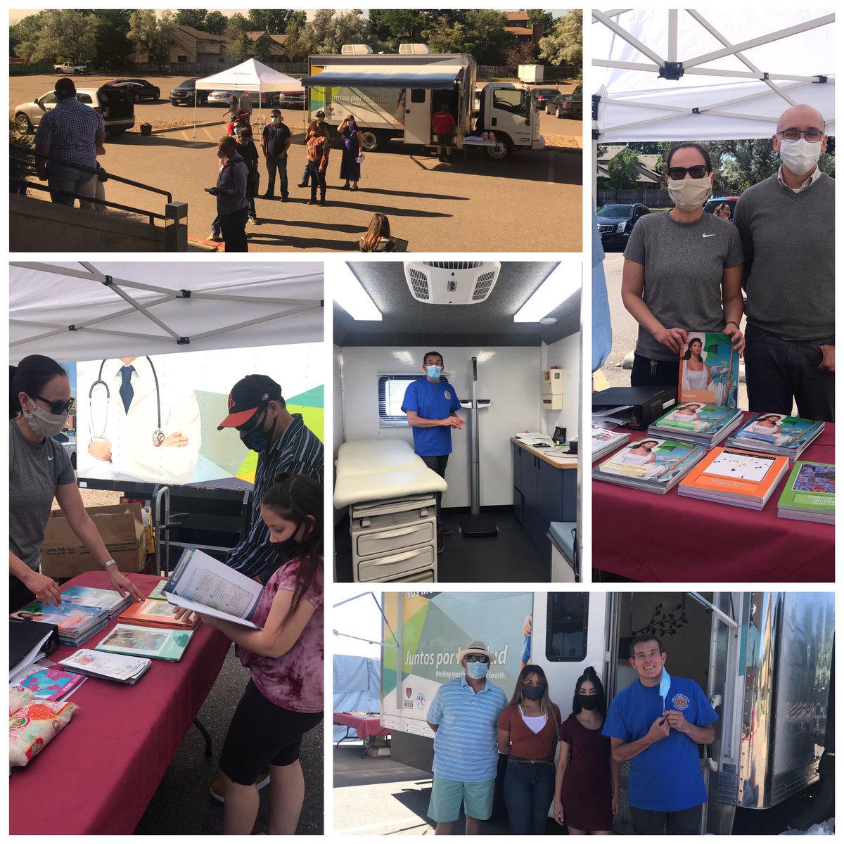 BereR_T's tweet image. #JornadaSabatina @ConsulMexDen @IME @serviciosdlraza #ProgramasComunitarios #VentanillaDeSalud #UnidadMóvil  Se atienden servicios de salud, pruebas COVID19, glucosa e hipertensión, educativos y entrega de alimentos.