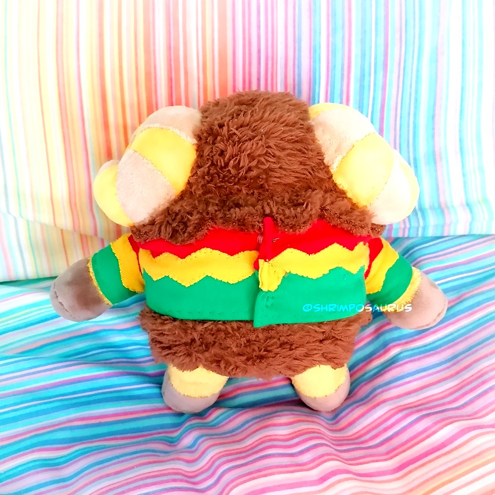 shrimposaurus's tweet photo. I really wanted a plush of my favourite villager Curlos, so I tried to sew one myself. He's wonky and silly lookin' and I love him. #animalcrossing #AnimalCrossingNewHorizons #ac #curlos #accurlos #sheep #plush #craft #ACNH https://t.co/JTDGeMsB0C
