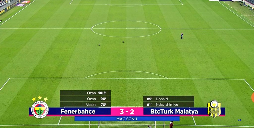 Türkiye Futbol Ligi; kulüplerin sahada mücadele ettikleri, 3 puan için emek verdikleri, ter döktükleri fakat sonucu hakemlerin tayin ettiği bir organizasyondur. Bunu bir kez daha gördük.İsme bakılan ona göre kararlar verilen bir platform.
#yenimalatyaspor #fenerbahçe #FBvYMS