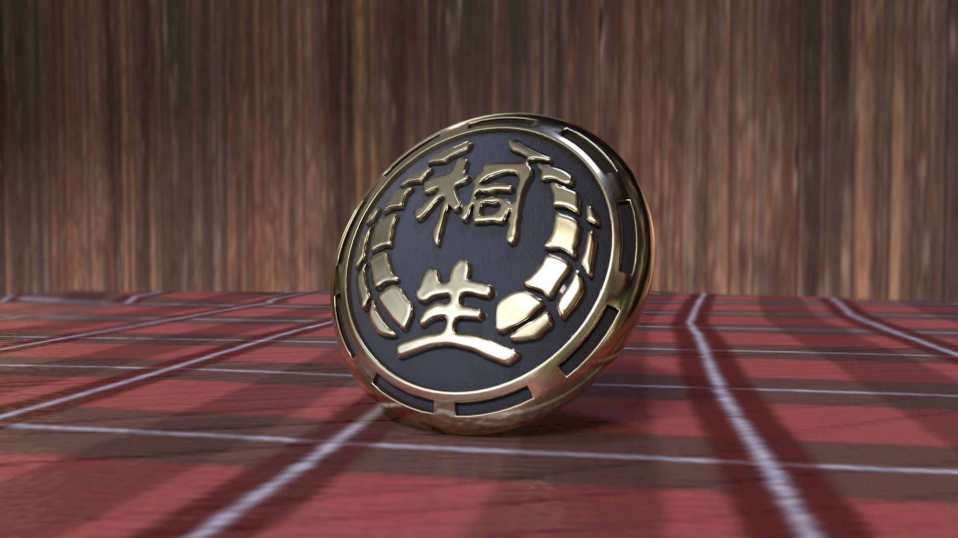 桐生会ピンバッチ