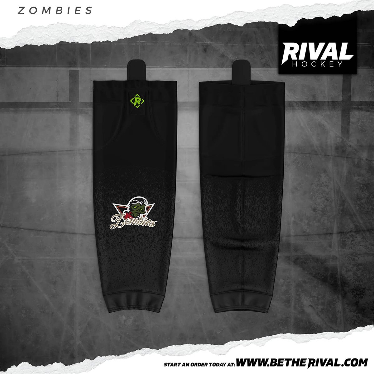 RivalHky's tweet photo. Is it Halloween yet? Feels like it with these Zombies jerseys 👀 https://t.co/DtmUbVdA4Z