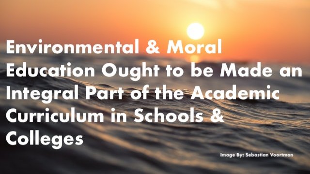 Only when Empowered with Right Knowledge, Responsible Choices & Decisions could be made to Address the Overwhelming Issues Plaguing our Planet... #ProtectTheEnvironment  #ParentsforFuture  #GreenRecovery  #GlobalWarming  #Deforestation  #Pollution