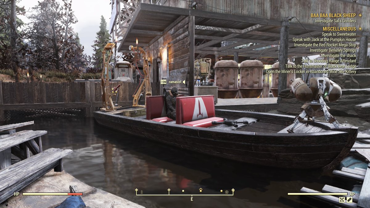 FStructe's tweet image. Playing #Fallout76 ...Like my jet boat?