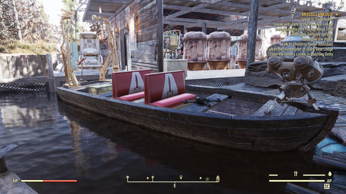 FStructe's tweet image. Playing #Fallout76 ...Like my jet boat?
