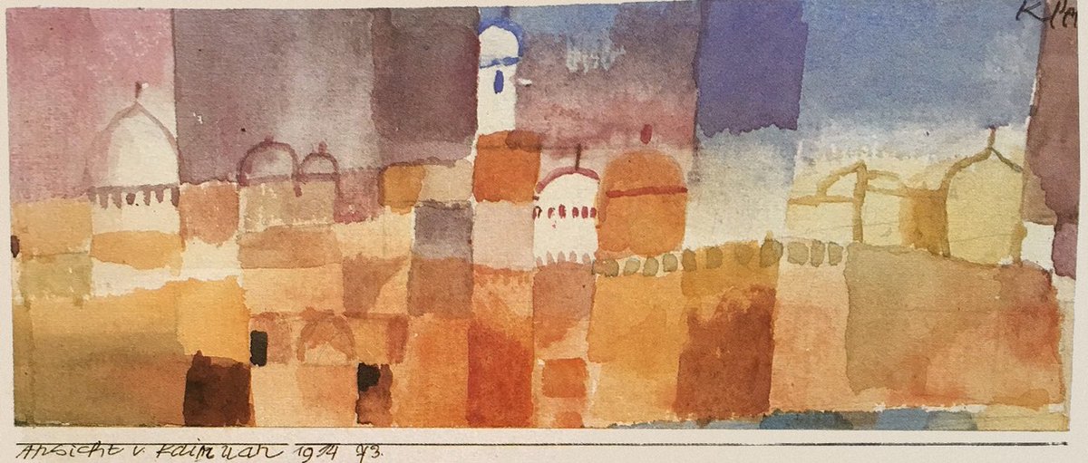 Brindille_'s tweet photo. Tunisian watercolors, 1914
🎨Paul Klee (1879 - 1940) https://t.co/6BeATuYkSe