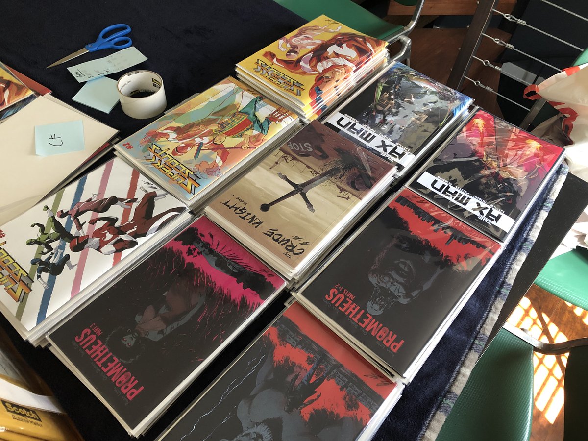 PlasticSwordPrs's tweet photo. Most days self-publishing is answering a whole lot of emails.  But then very once in a while you get to spend the morning stuffing envelopes and it feels more real than you know what to do with. https://t.co/Kp3395wMsp