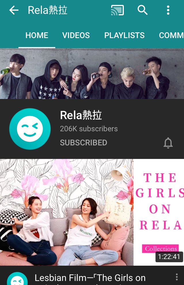 i think most of us gay girls know about this channel already? but anyway you can get so many cute GL shit here   https://www.youtube.com/c/Relaapp 