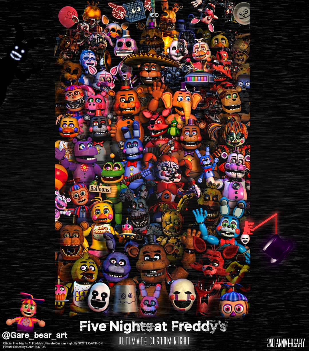 five nights at freddys ultimate custom night | Poster